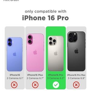 Shockproof Phone Case - Mint Green